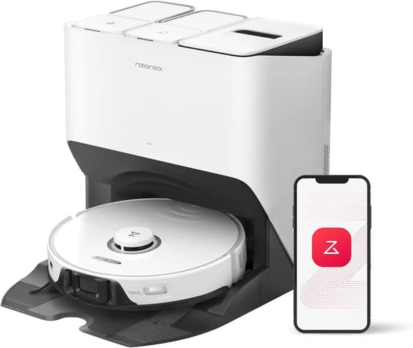 Robotstøvsuger, Selvvaske System, 6000Pa Sug,EU, 50 ny