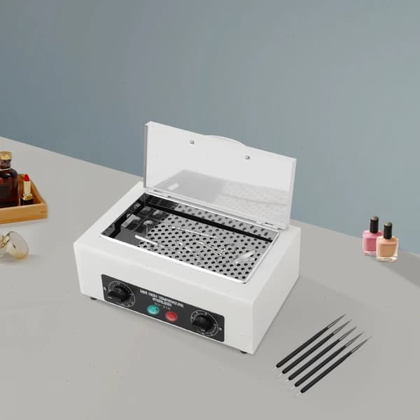 Negleværktøj Sterilisator, Digital Timer, Temperaturkontrol,HVID