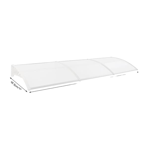 Kanope, Væghængt, Moderne Design,Klar og Hvid