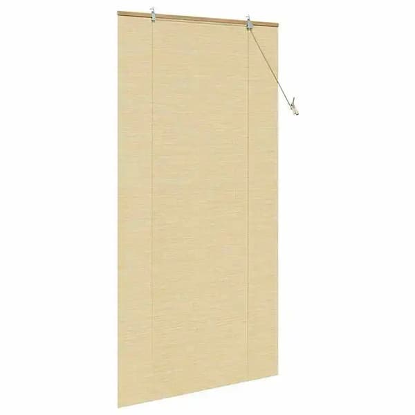 Bambu Rullgardin, 120 cm x 220 cm, UV-skydd, Snörelsesystem, Modern Design, Inomhusbruk