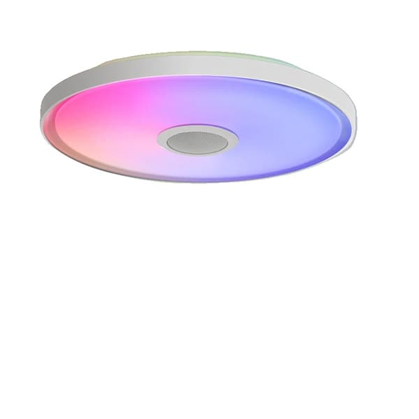 Loftlampe, RGB-farver, Bluetooth-højttaler,46CM
