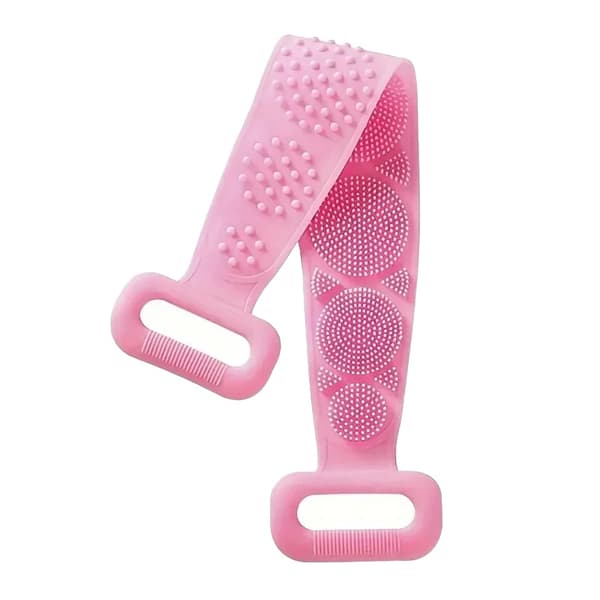 Kropsskrubbebørste, Bærbar Design, Effektiv Eksfoliering,Pink 1, cuozao-b