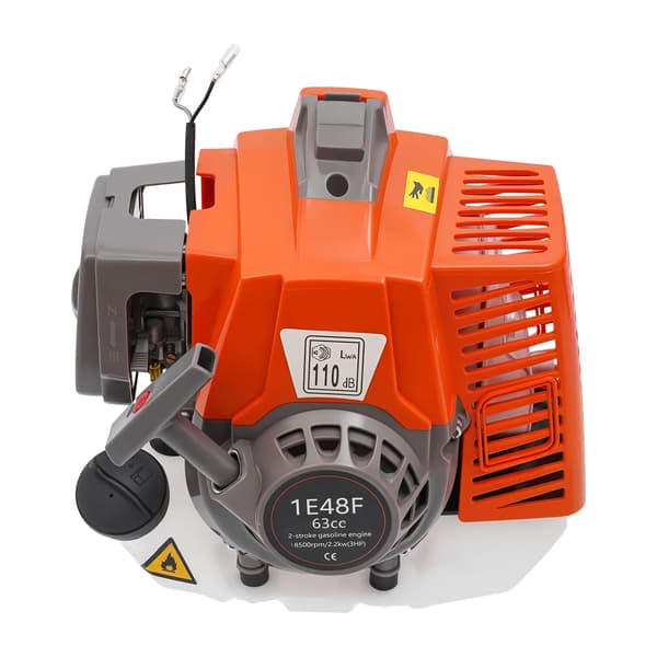 Benzinmotor, 63CC, 2.2KW effekt,Rød