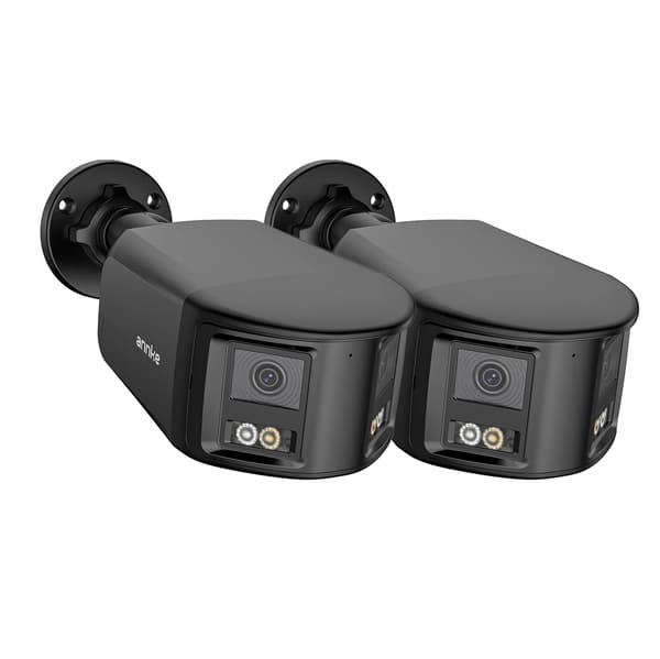 Säkerhetskamera, Dubbelobjektiv, 180° Vidvinkel,2PC Typ2