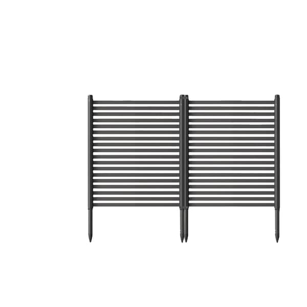 Havehegn, Modulært Design, Vejrbestandigt Materiale,sort