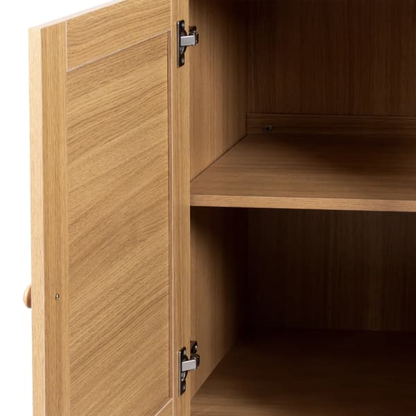 Side Cabinet, 4 Skuffer, Stilren Minimalistisk Design,A