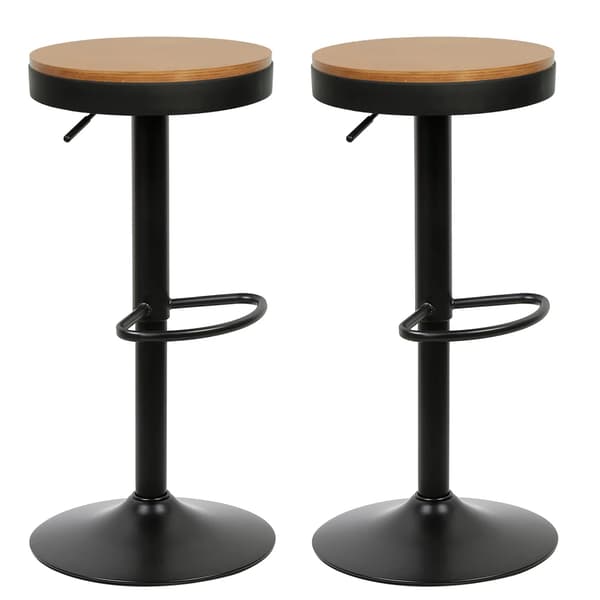 Barstole, Justerbar Højde, Minimalistisk Moderne Design,sort