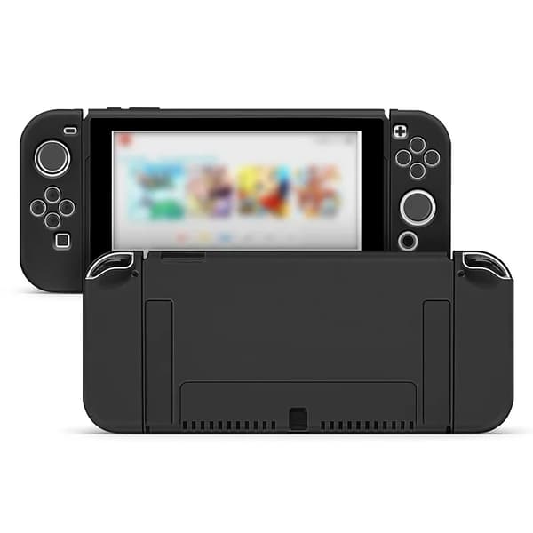 Beskyttelsessag, Kompatibel med Switch, Dockingvenlig,sort, Bundle 3-e