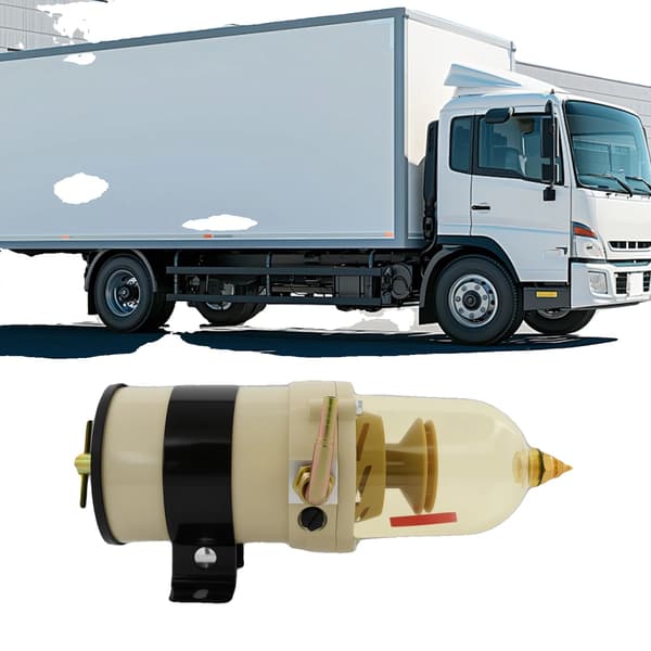 Brændstofvandseparator, Højflow dieselfilter, Holdbart design,Beige