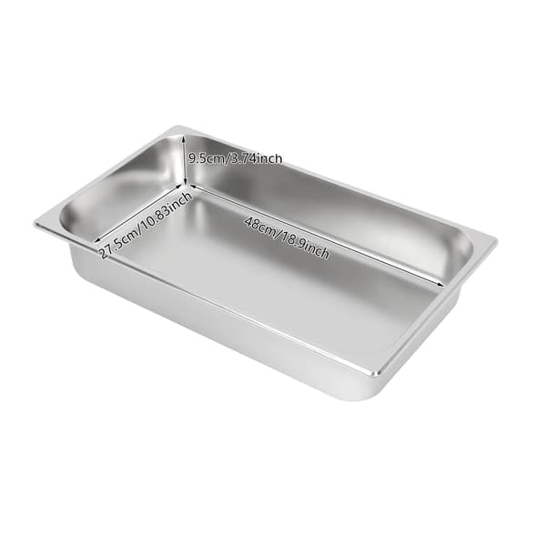 Ångpanna Set, 4-delar, 2,38 gallons kapacitet,Silver