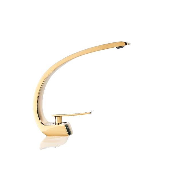 Vaskeskuffe, Dækmonteret, Messingventiltype,Guld
