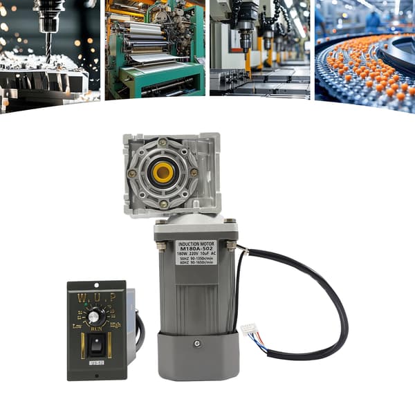 Orm Gear Motor, 180W Effekt, Variabel Hastighedscontroller,0