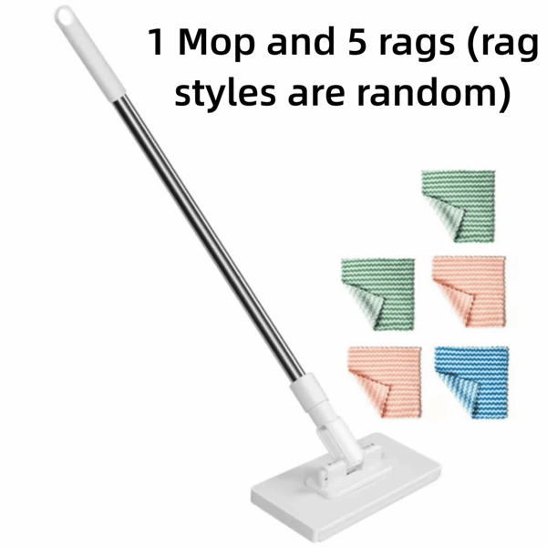 Mopp, Handsfree-operation, Återanvändbara trasor,Mopp med 5 dukar