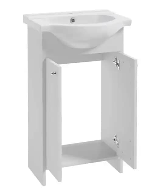 Badeværelsesskab, Moderne Design, Kompakt Opbevaring,HVID