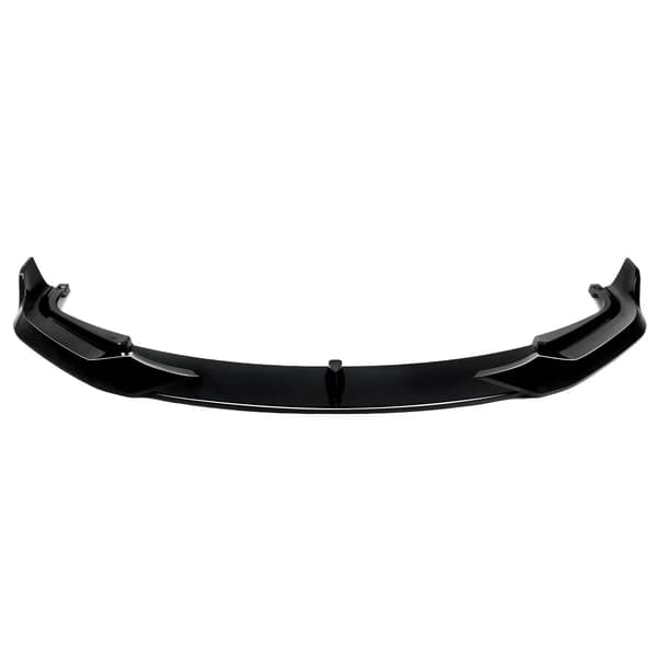 Front Splitter Lip, Aerodynamisk Design, Nem Installation,Glansende Sort