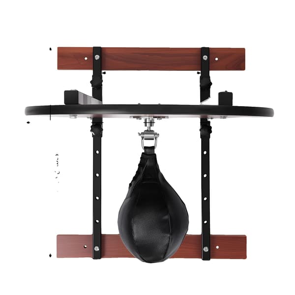 Speed Bag Platform, Justerbar Højde, Kraftig Stål Konstruktion,sort
