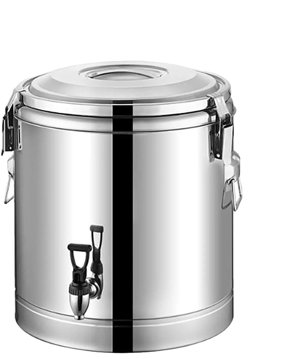 Matbehållare, 40L kapacitet, värmeisolering, Silver