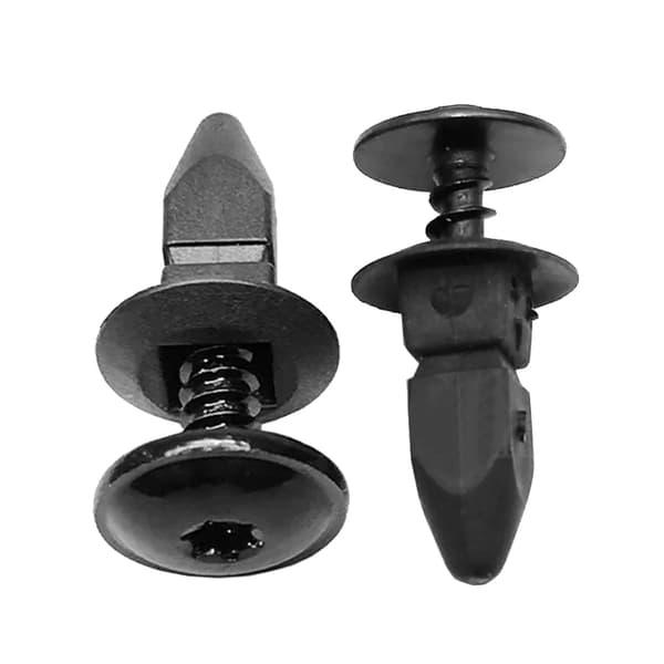 Push Clip Fastener Sæt, Holdbart Nylon, Alsidig Kompatibilitet,sort