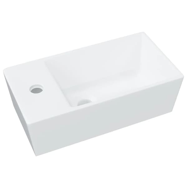 Vaskeskål, Keramisk Materiale, Alsidig Design,hær grøn
