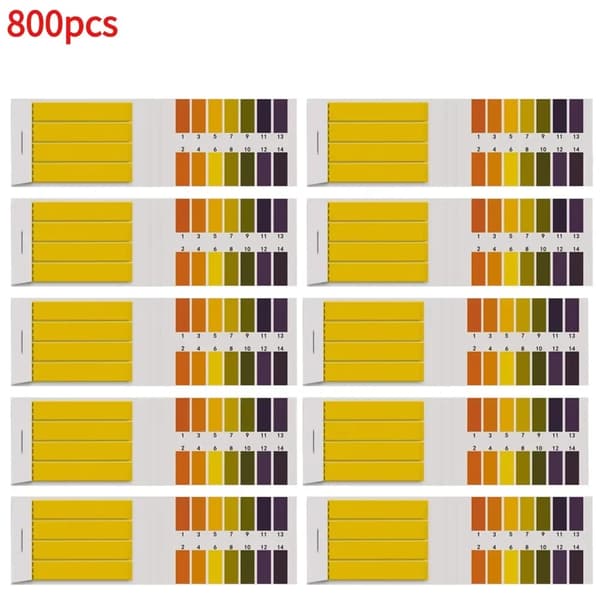 pH Lackmuspapper, Mångsidig Testning, Användarvänlig,800pcs