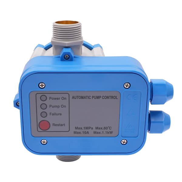 Vattenpumptryckregulator, IP65 Vattentät, Smart Drift, Blå, EU, 220V