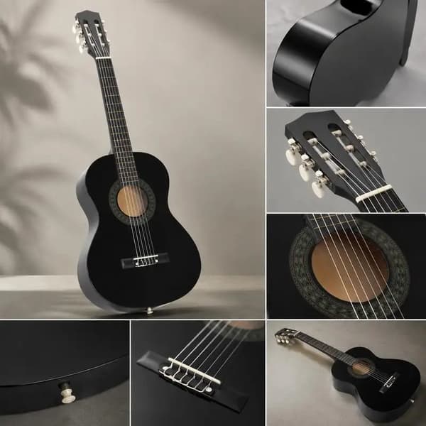 Akustisk Guitar, Let at Spille, Varm Lydkvalitet,Sort