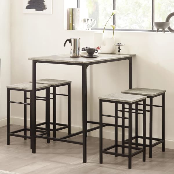 Matbordset, Modern stil, Enkel montering, VALEAN GRÅ