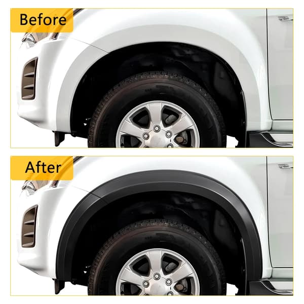 Fender Flares, Holdbart ABS Materiale, Nem Installation,skærmforlængelser