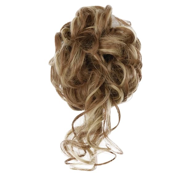 Syntetisk Lockig Chignon, Elastisk Band, Lätt att Använda,12H24