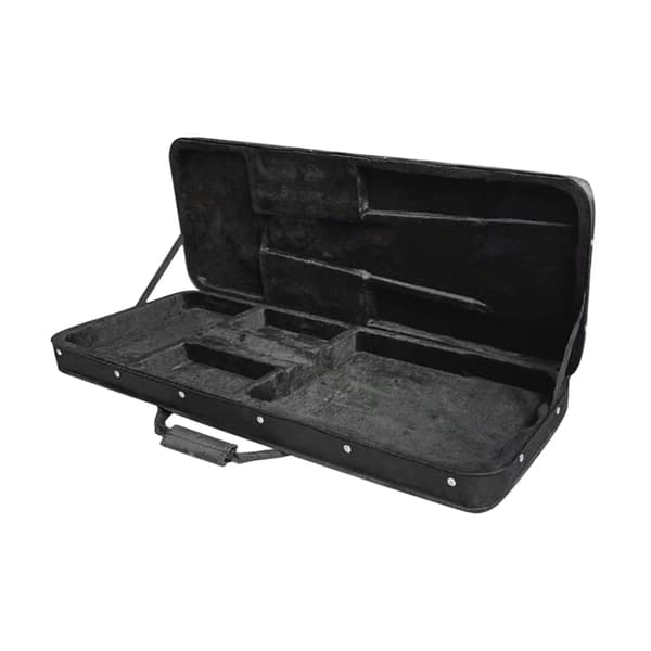 Elgitarrfodral, Längd 99 cm, Bredd 34 cm, Dubbelaxelremmar, Flera fickor, Hållbar skumfoder