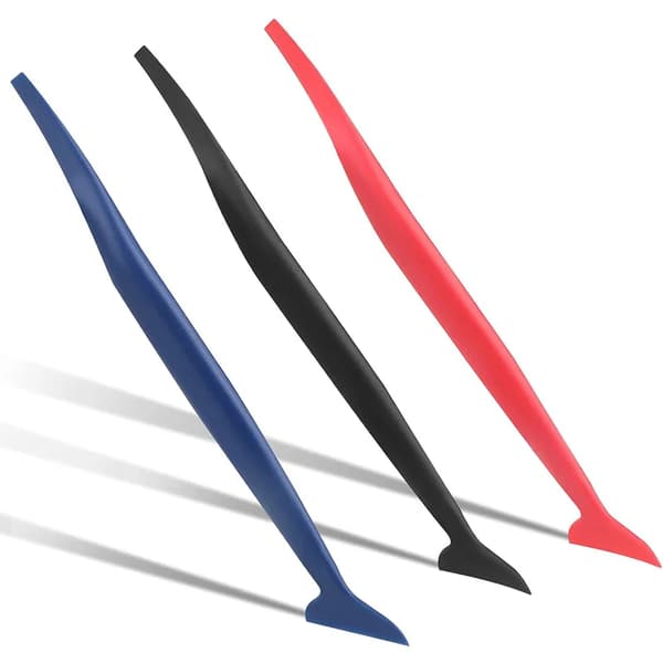 Mikroskrapa Set, Ergonomisk Design, Mångsidig för Vinylwraps,3Pcs