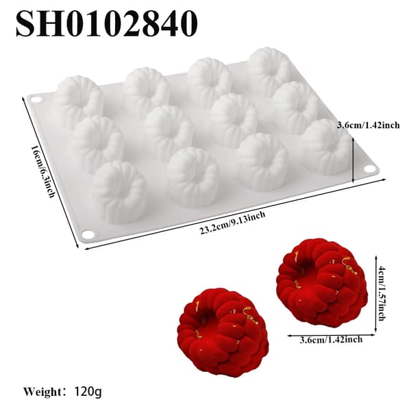 Mousseform, Silikonmaterial, Non-Stick Design,SH0102840