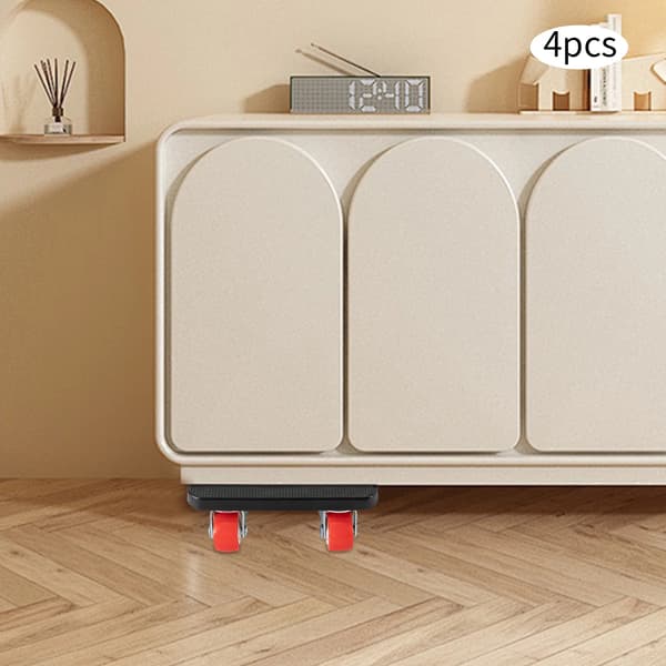 Dolly-hjul, 400 kg kapacitet, 360° roterende design,sort