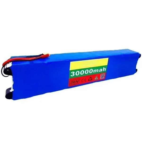 Elfordonsbatteripack, 36V, 30000mAh kapacitet,XT30+JST