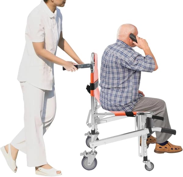 Trappstol, Lättviktig, Ergonomisk Design,Orange