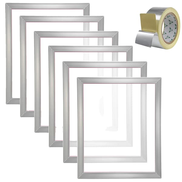 Screentryckset, Hållbar Ram, Högpresterande Nät,4 PCS 355 Mesh
