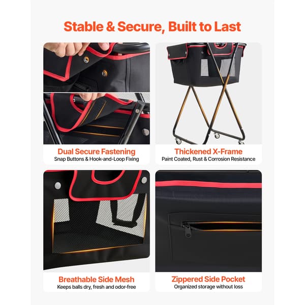Boldhopper, Ergonomisk Design, Holdbar Konstruktion,Sort