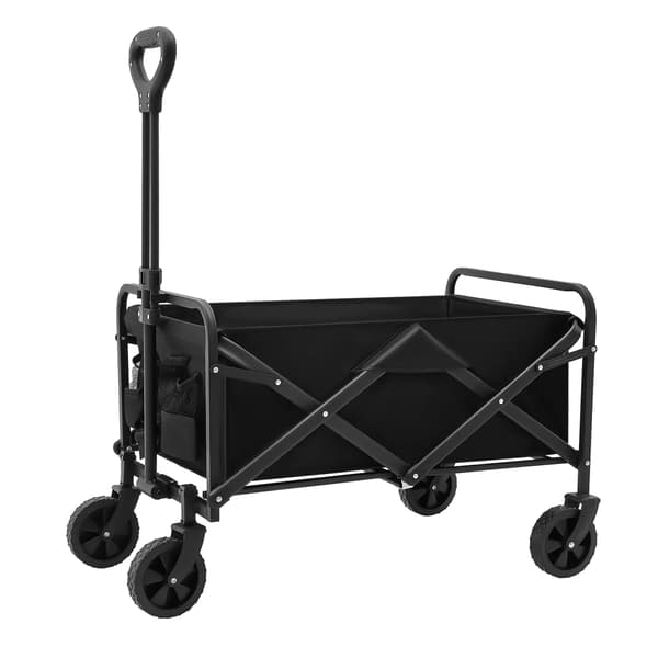Vagn, Tungt Utrustad, Sammanfallande Design,Svart