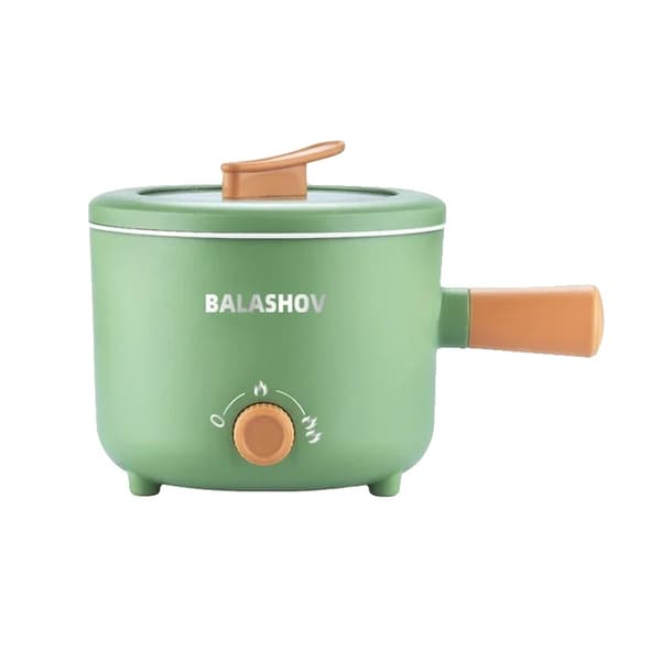 Elektrisk Hot Pot, Multifunktionel, Non-Stick Design,grøn, EU