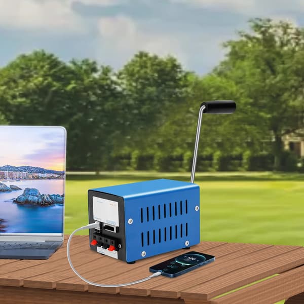 Strömgenerator, Manuell drift, Lättviktsdesign,Blå