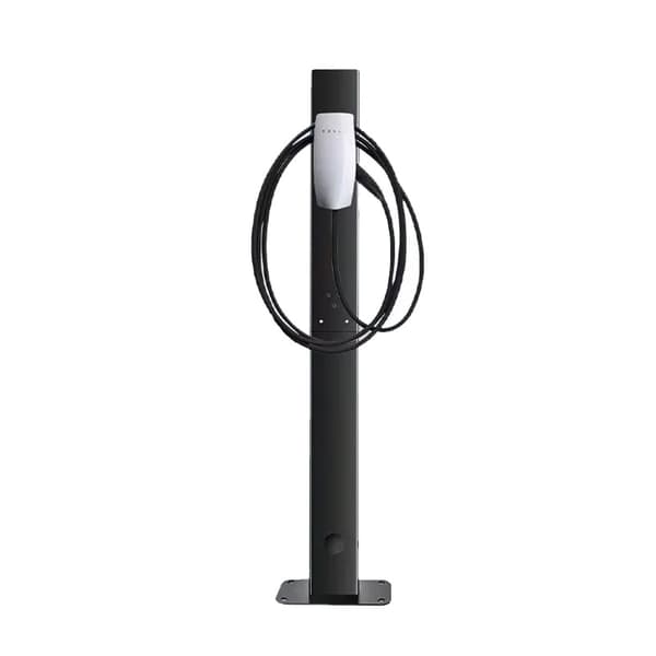 EV Oplader Holder, Holdbar Aluminium Stativ, Nem Installation,sort