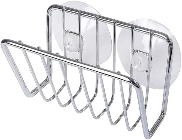 Spongehållare, Rostfritt Stål, Väggmonterad Design,Silver
