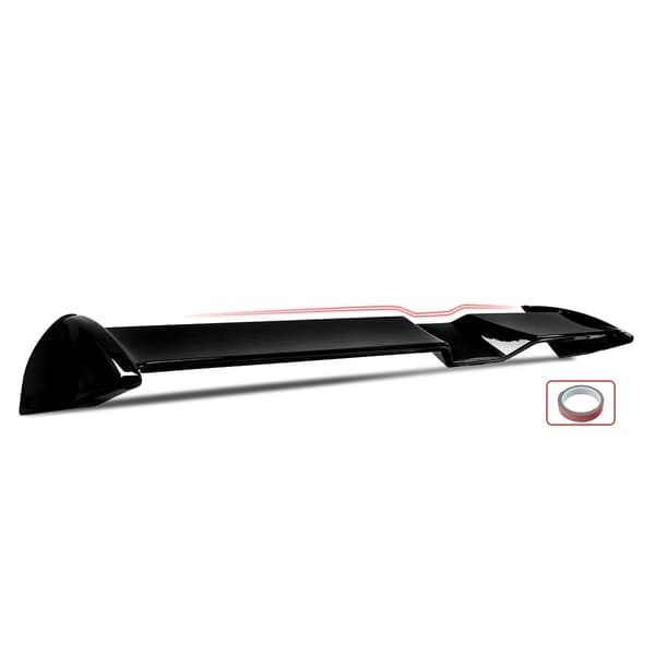 Bagagerumslipspoiler, Andefjerdedesign, Nem installation,Glans Sort