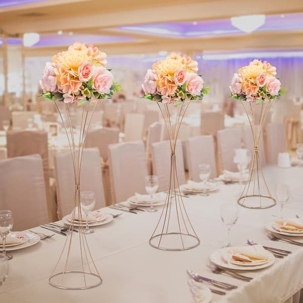 Blomsterstand, Moderne Design, Elegant Præsentation,Guld