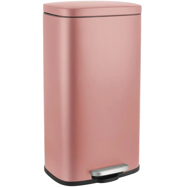 Affaldsspand, Rustfrit Stål, Trin Pedal Design,Pink