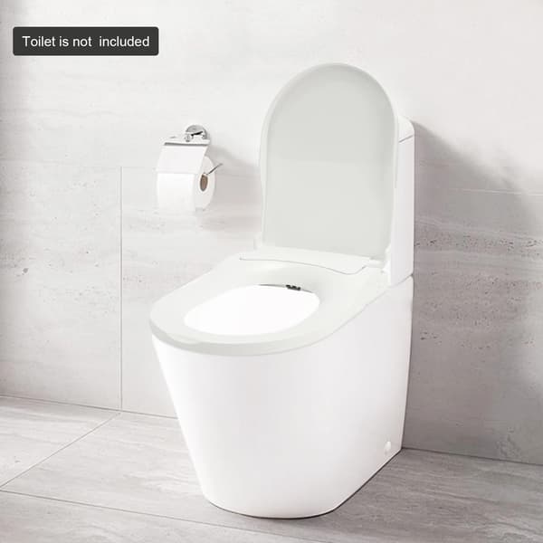 Toalettsits, Dubbelmunstycke Bidet, Justerbar Passform,VIT