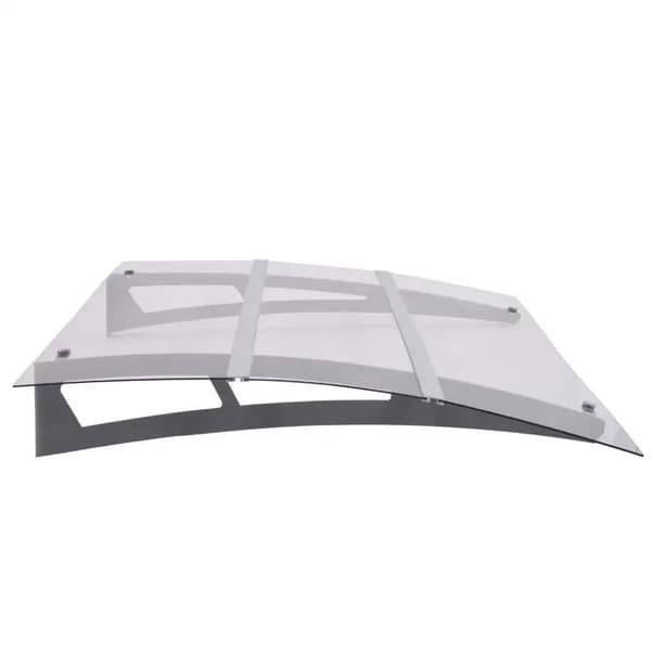 Dørmarkise, Polycarbonatmateriale, Moderne Design,HVID