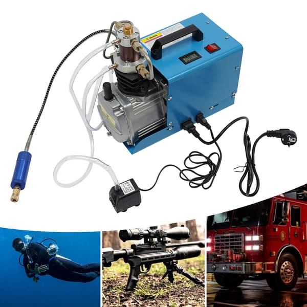 Højtryksluftkompressor, Kraftig Motor, Effektivt Kølesystem,220V, EU
