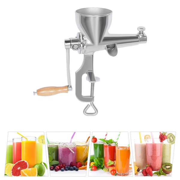 Manuell Juicepress, Rostfritt Stål, Effektiv Utdragning,Silver