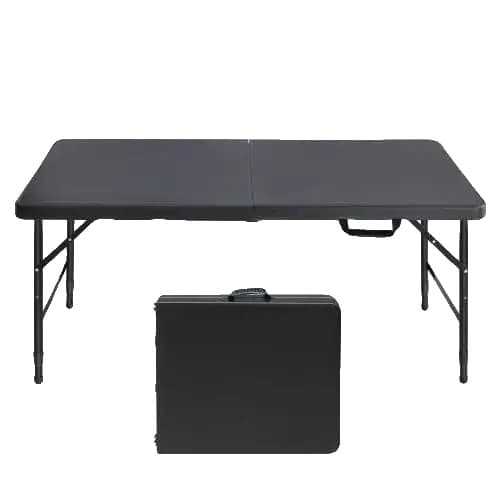 Fällbord, tungt, bärbart design,svart